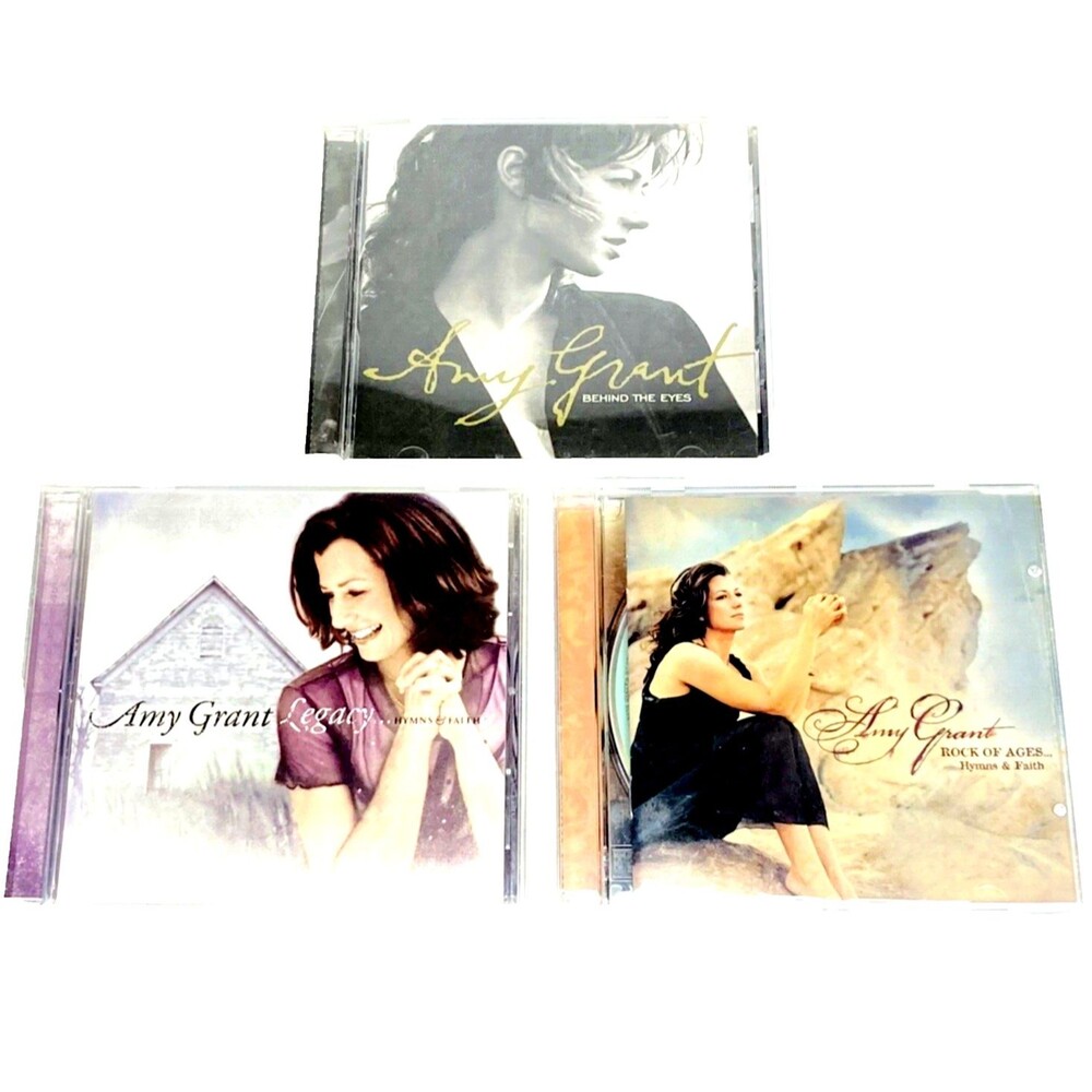Amy Grant CDs 3 Legacy Rock of Ages Behind the Eyes Contemporary Gospel Church